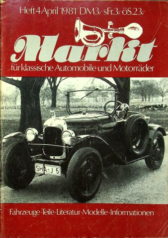 Oldtimer Markt 04/1981 Oldtimer Markt 04/1981